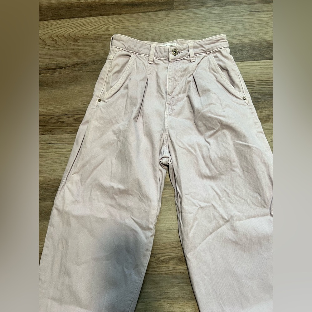 Zara Lilac baggy ankle jeans - Picture 6 of 16